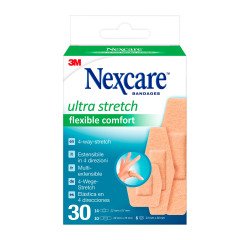 Pleisters Stretch Flexible Comfort Nexcare 3M - doos van 30 stuks