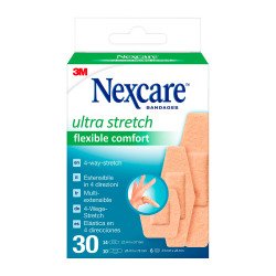 Pleisters Stretch Flexible Comfort Nexcare 3M - doos van 30 stuks