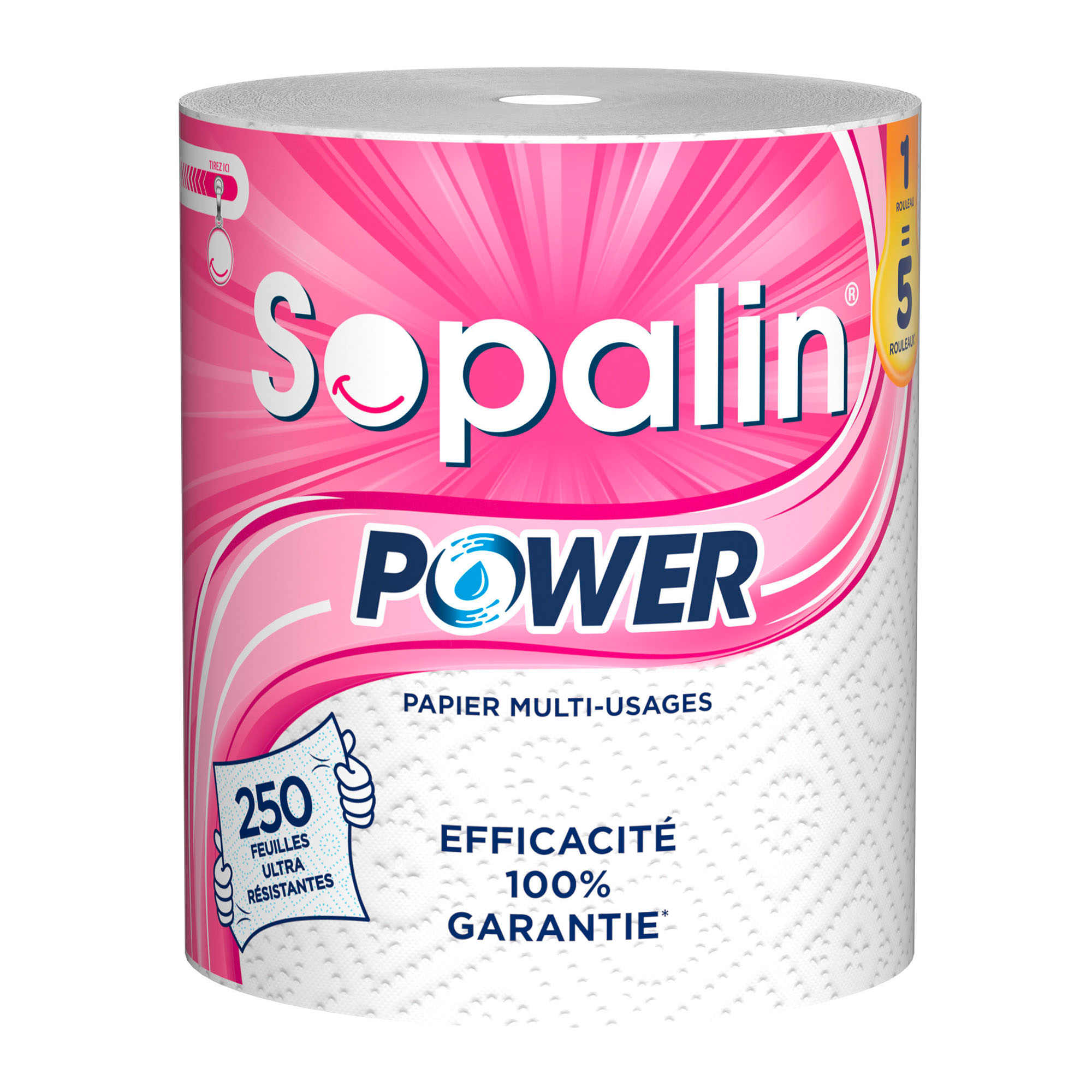 Essuie-Tout Triple Épaisseur Love SOPALIN : le paquet de 8