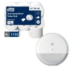 Carta igienica T8 SmartOne 6 rotoli da 1150 strappi 2 confezioni + dispenser omaggio Tork