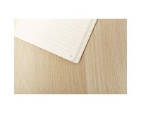 Vierkantig boekje met genaaide rug My.Essential Age Bag genummerde pagina's B5 gelijnd ivoorkleurig papier 90 g