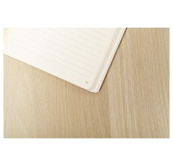 My Essential Age Bag notebook with stitched back and numbered pages B5 192 lined pages ivory paper 90 g