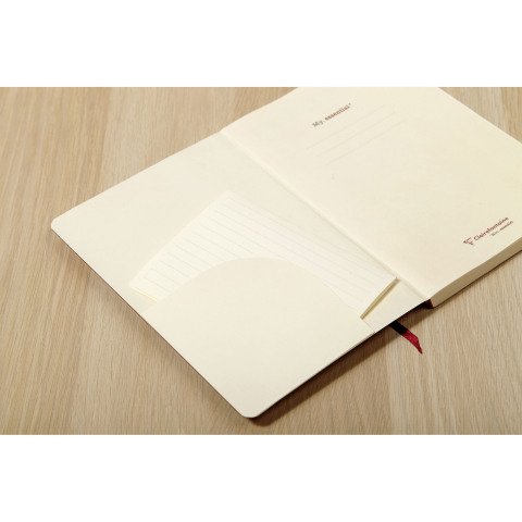 My Essential Age Bag cuaderno encuadernado a mano con lomo cuadrado, páginas numeradas B5 192 páginas, papel marfil 90 g verde