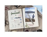 My Essential Age Bag notebook with stitched back and numbered pages B5 192 lined pages ivory paper 90 g