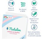 Lessive écologique en feuilles Natulim floral - 40 lavages - Boîte de 20 feuilles