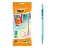 Automatic pencil Bic Matic Pastel 0.7 mm HB point - Assorted pack of 10