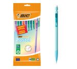 Portemine Bic Matic Pastel pointe 0,7 mm HB - Pochette de 10 assorties