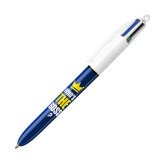 Balpen Bic 4 kleuren Messages punt 1 mm - medium schrift