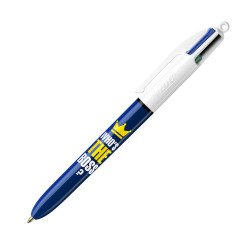 Stylo bille Bic 4 couleurs Messages pointe 1 mm - écriture moyenne