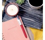 Stylo bille 4 couleurs Bic Shine rétractable pointe 1 mm - écriture moyenne