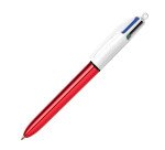 Bic 4 kleuren Shine balpen intrekbaar punt 1 mm - gemiddelde schrift