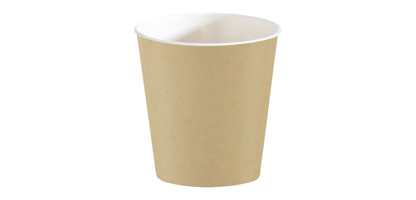 Bicchieri in carta avana 80ml/85 ml Bibo 50 pezzi