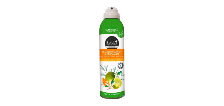 Destructeur d'odeurs Boldair Fleur d'oranger et bergamote - Aérosol 250 ml