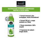 Destructeur d'odeurs Boldair Menthe & Aloe vera - Aérosol 250 ml
