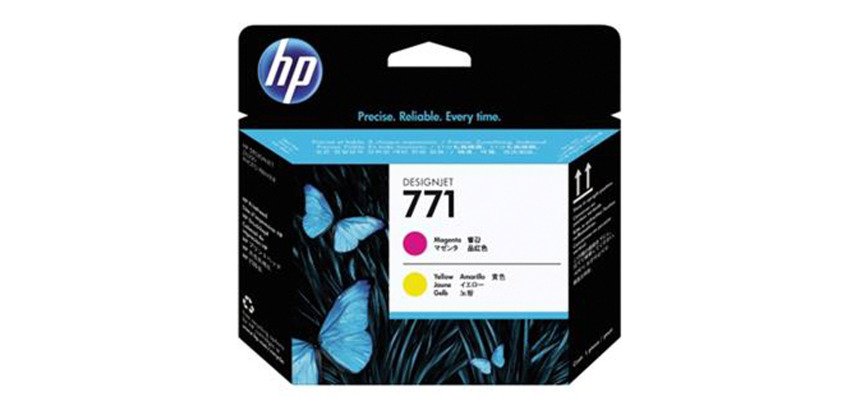 HP 771C cabezal de impresión magenta / amarillo (CE018A)