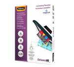 Paquete de 100 fundas de plastificación térmica A5 80 micras Fellowes Glossy