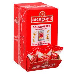 Cacahuètes MENGUY'S - Boîte présentoir de 50 paquets de 40 g