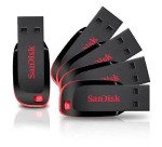 Pack de 5 clés USB 2.0 Cruzer Blade 16 Go