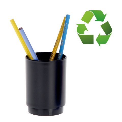 Portalápices Redondo de Archivo 2000 Ecogreen 100% reciclado negro
