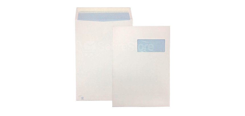 Bolsas 229 x 324 mm Ventana Izquierda - Caja de 250