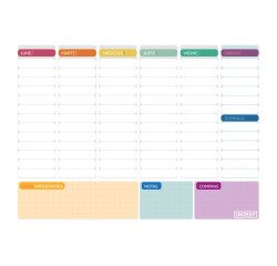 Planificador semanal encolado A4  Ingraf