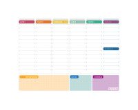 Planificador semanal encolado A4  Ingraf
