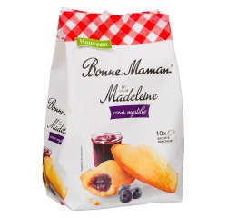 Madeleines met kern van bosbessen Bonne Maman - zakje van 300 g