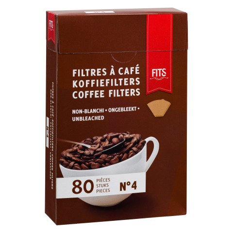 Filtro Café Fits Nº4 - caja de 80