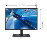 filtre anti-lumière bleu pour écran 24''