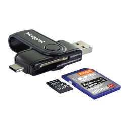 Lecteur  de cartes mémoires SD et micro SD INTEGRAL