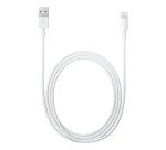 White Apple Lightning to USB cable 2m