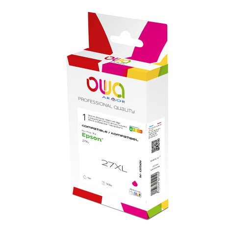 Cartuccia compatibile owa per epson num. 27xl cod. c13t27134010 magenta 11ml 1230p xl