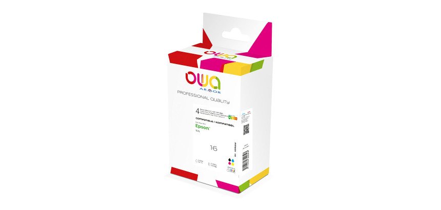 Cartuccia compatibile owa per epson num. 16xl cod. c13t16364011 nero+cmy 500p 11ml xl