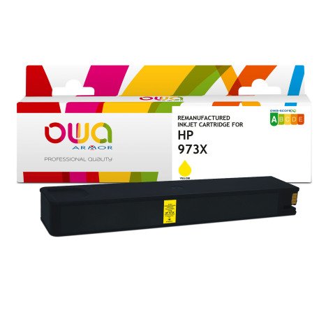 Cartuccia compatibile owa per hp num. 973xl cod. f6t83ae giallo 110ml 8500p