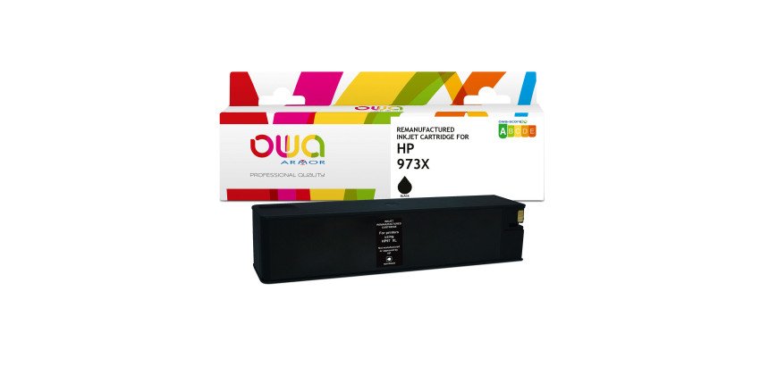 Cartuccia compatibile owa per hp num. 973xl cod. l0s07ae nero 246ml 13500p
