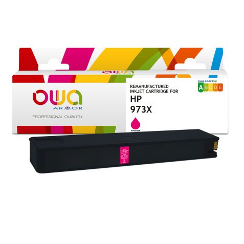 Cartuccia compatibile owa per hp num. 973xl cod. f6t82ae magenta 110ml 8500p