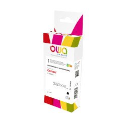 Cartuccia compatibile owa per canon nu. cli581 xxlbk cod. 1998c001 nero 10.5ml xxl