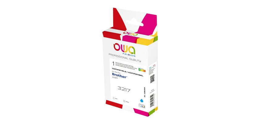 Cartuccia Compatibile OWA per BROTHER num. cod. LC3217 C Ciano 8ml 550p