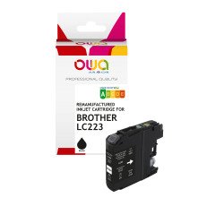 Cartuccia Compatibile OWA per BROTHER num. cod. LC223Bk Nero 13ml - 700p