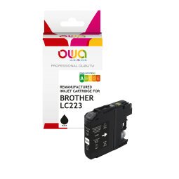 Cartuccia Compatibile OWA per BROTHER num. cod. LC223Bk Nero 13ml - 700p