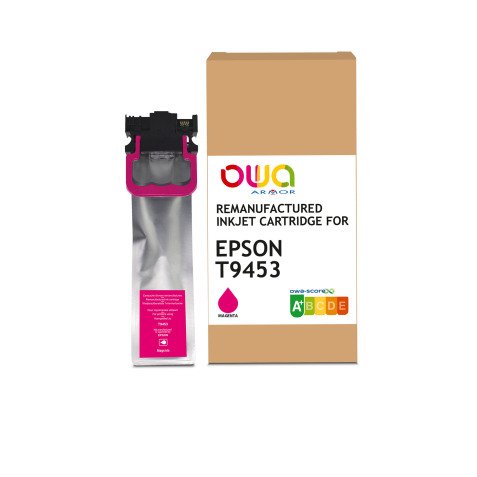 Cartuccia compatibile owa per epson num. t9453 cod. c13t945340 magenta 77ml 6850p std