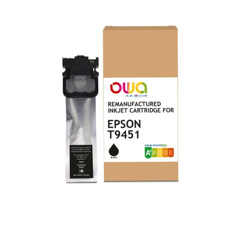 Cartuccia compatibile owa per epson num. t9451 cod. c13t945140 nero 100ml 6580p std