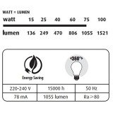 Bombilla LED - E27 - 8,5 W - Estándar