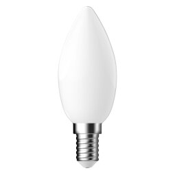 De_ampoule led flamme e14 40w milky