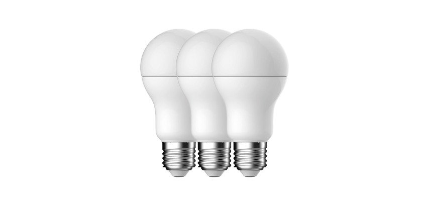 Led lamps - E27 - 13,3 W - standard - set of 3