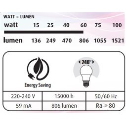 Ledlampen - E27 - 8,6W - standaard - set van 3 stuks