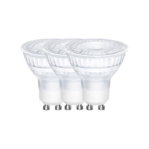 Réflecteurs LED - GU10 - 4,9 W - Lot de 3