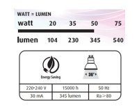 Bombillas LED - GU10 - 4,7 W - Pack de 3