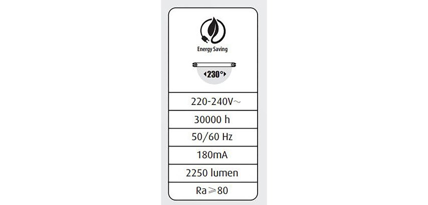 Tubo LED - G13 - 16 W