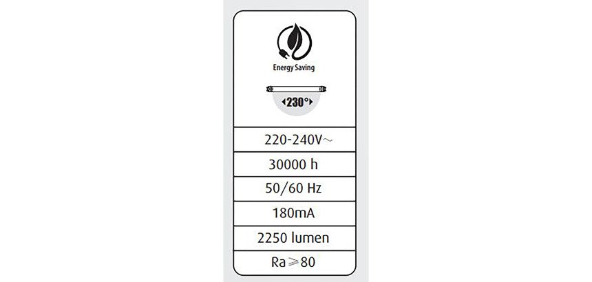 Tubo LED - G13 - 16 W